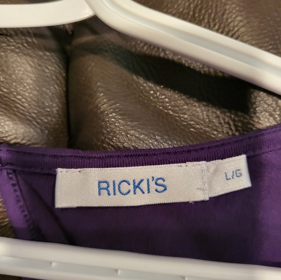 Ricki's purple lace overlay blouse - Picture 3 of 3